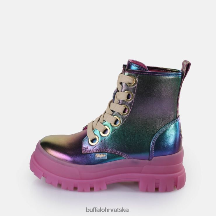 sirena ljubičasta Buffalo aspha lace up hi gležnjača vegan |čizme TDD6T439